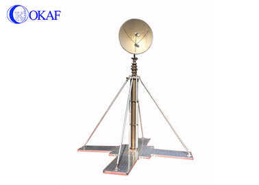 Telescopic Mast Pole , Telescoping Mast Tripod Aluminum Alloy Material